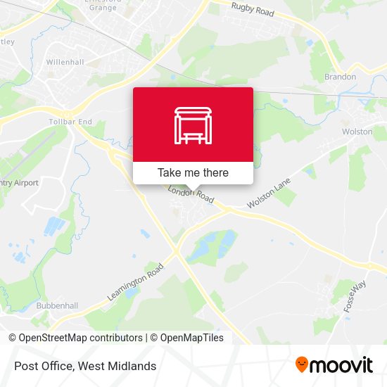 Post Office map