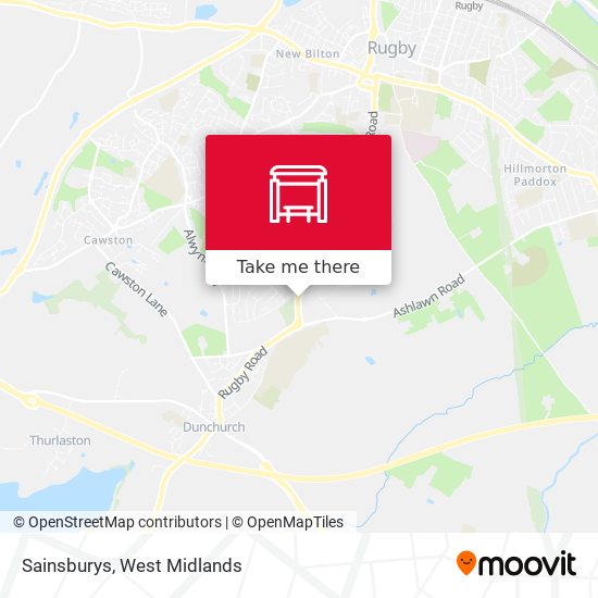 Sainsburys map