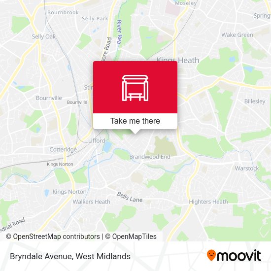 Bryndale Avenue map