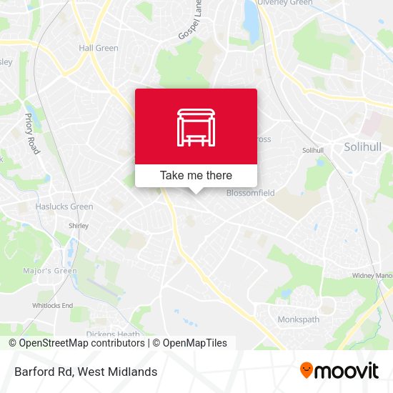 Barford Rd map