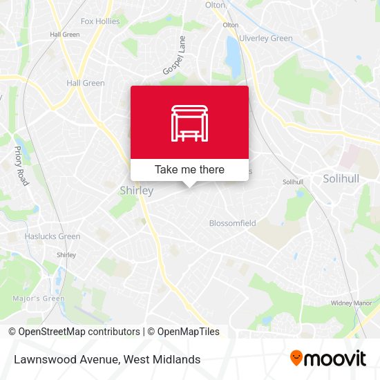 Lawnswood Avenue map