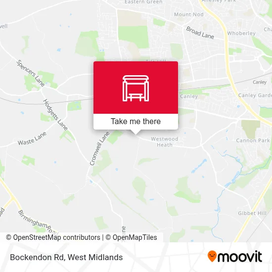 Bockendon Rd map