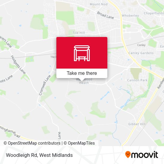 Woodleigh Rd map