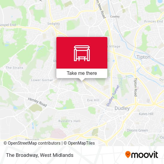 The Broadway map