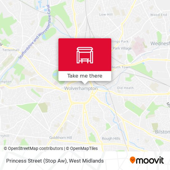 Princess Street (Stop Aw) map