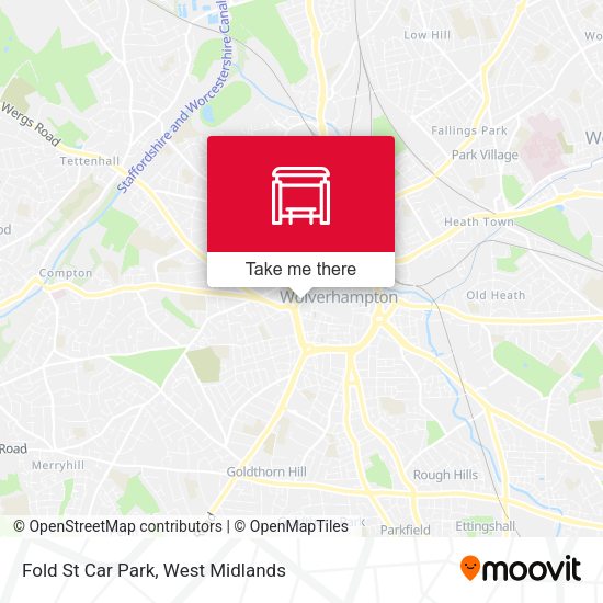 Fold St Car Park map