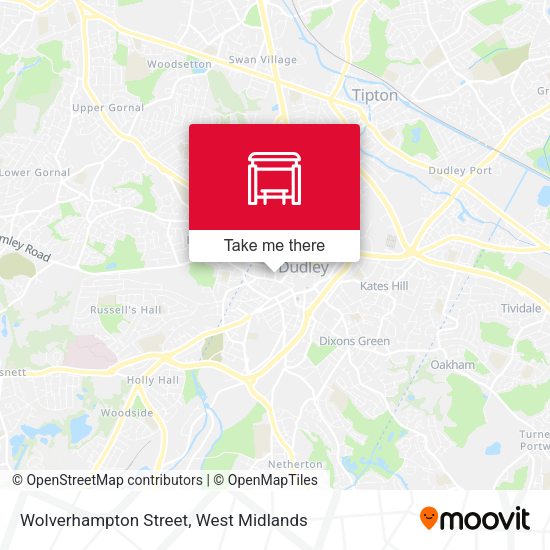 Wolverhampton Street map