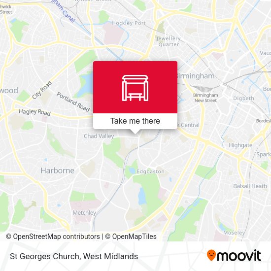 St Georges Church map