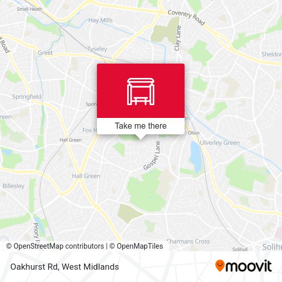 Oakhurst Rd map