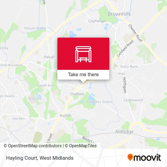 Hayling Court map