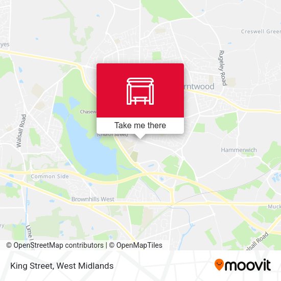 King Street map