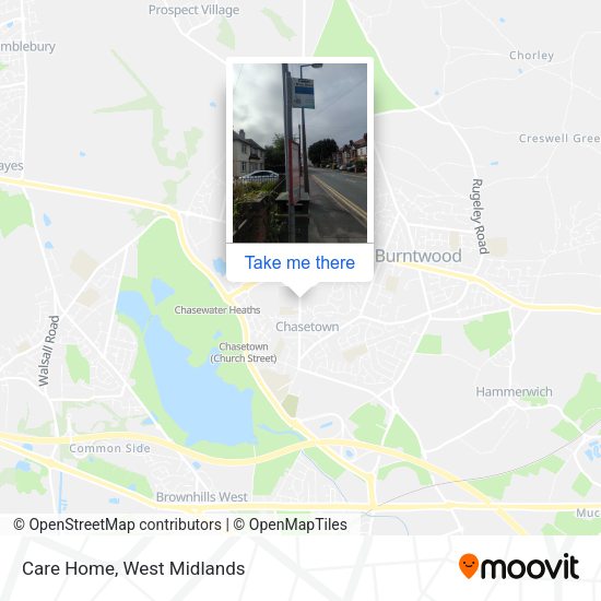 Care Home map
