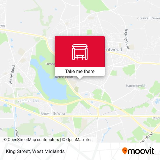King Street map