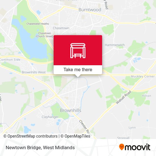 Newtown Bridge map