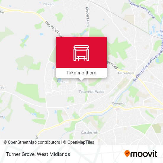 Turner Grove map