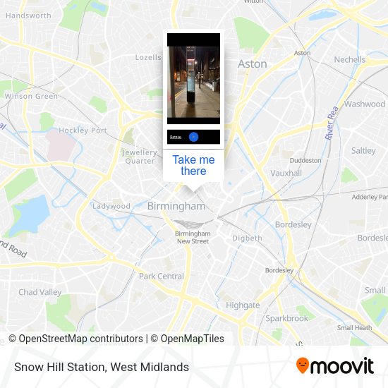Snow Hill Station map