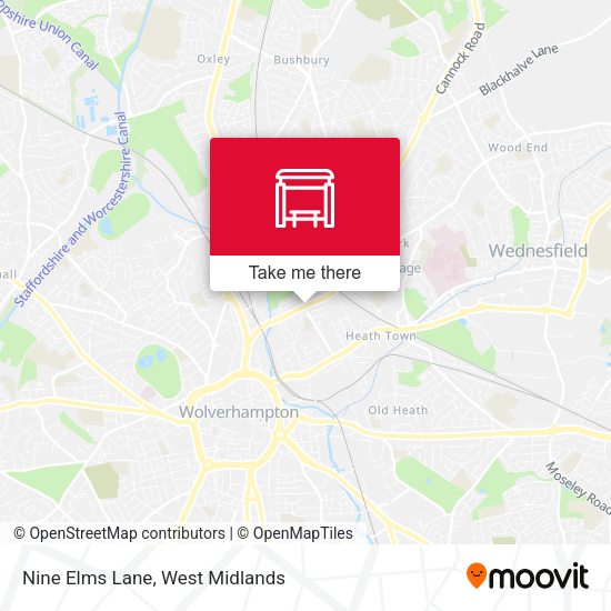 Nine Elms Lane map