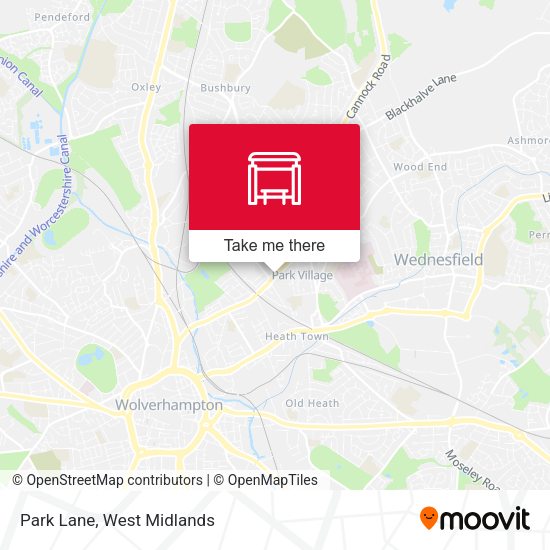 Park Lane map