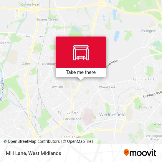 Mill Lane map