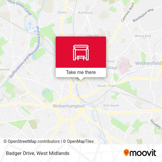 Badger Drive map