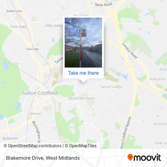 Blakemore Drive map