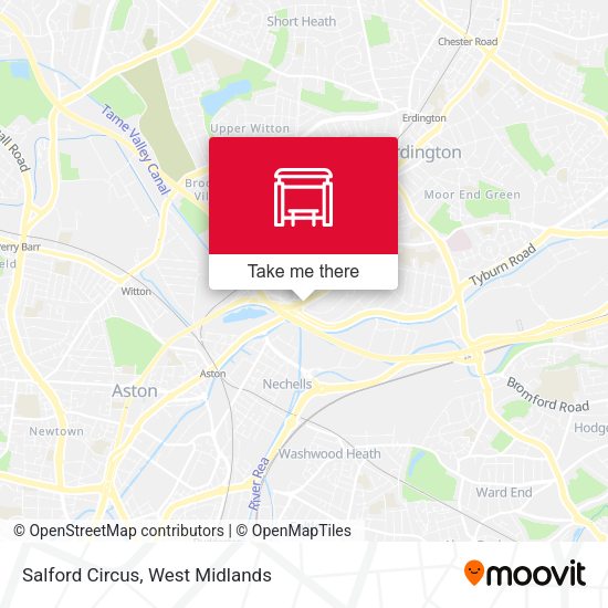 Salford Circus map