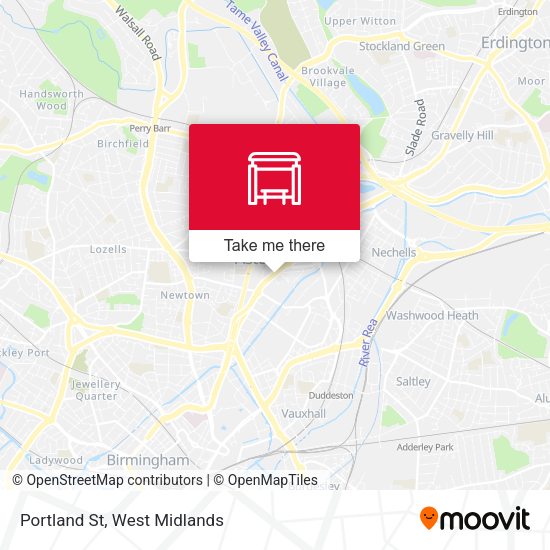 Portland St map