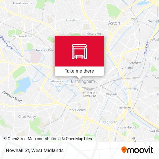 Newhall St map