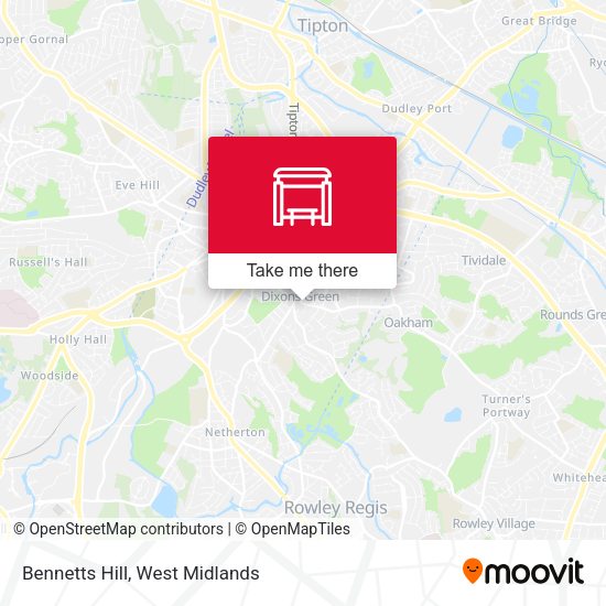 Bennetts Hill map