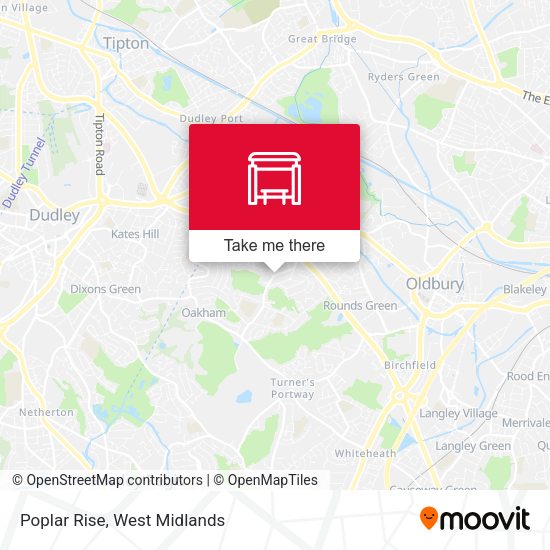 Poplar Rise map
