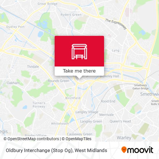 Oldbury Interchange (Stop Og) map