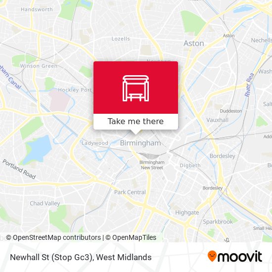 Newhall St (Stop Gc3) map