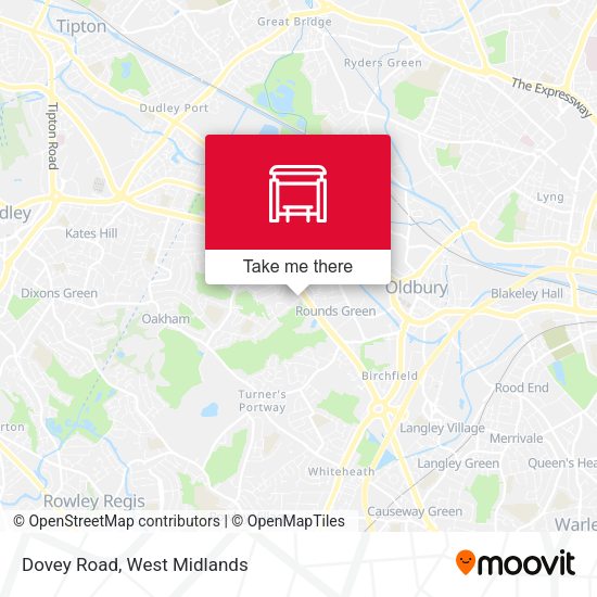 Dovey Road map