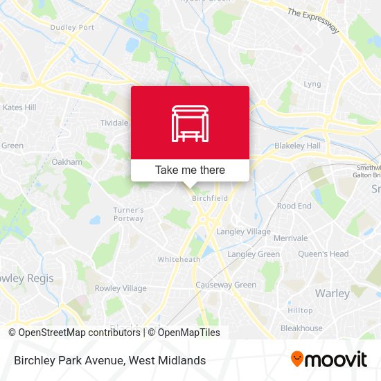 Birchley Park Avenue map