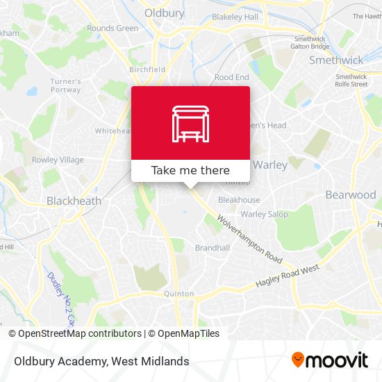 Oldbury Academy map