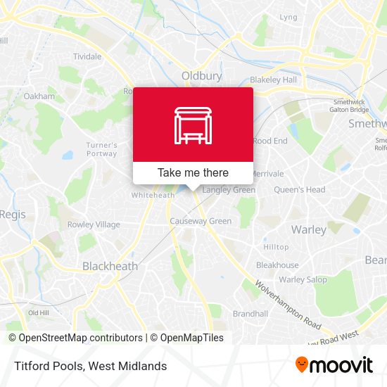 Titford Pools map