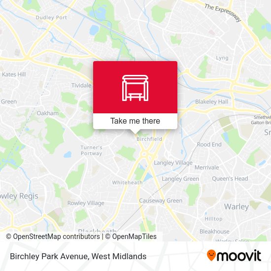 Birchley Park Avenue map