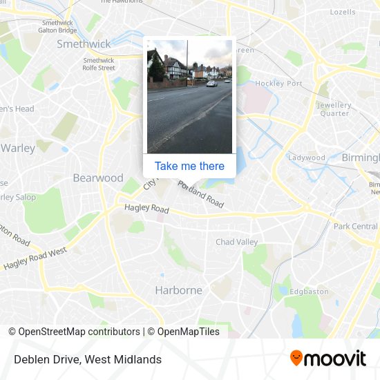 Deblen Drive map