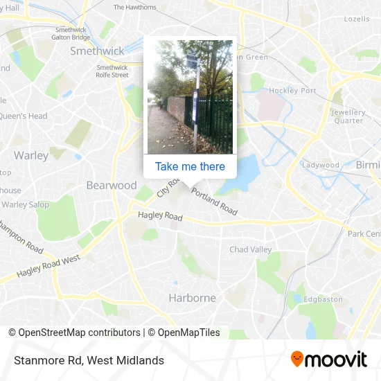 Stanmore Rd map