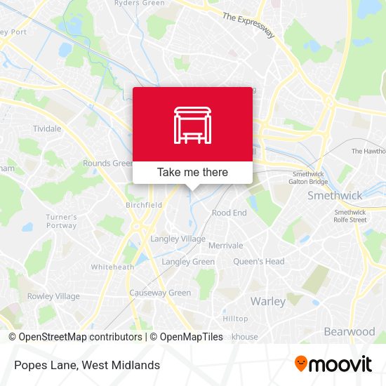 Popes Lane map