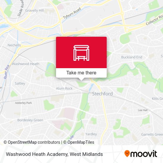 Washwood Heath Academy map