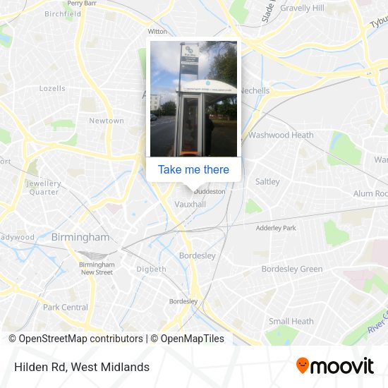 Hilden Rd map