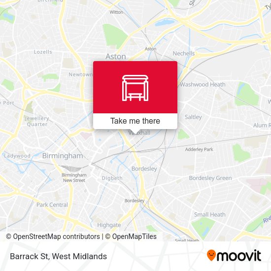 Barrack St map