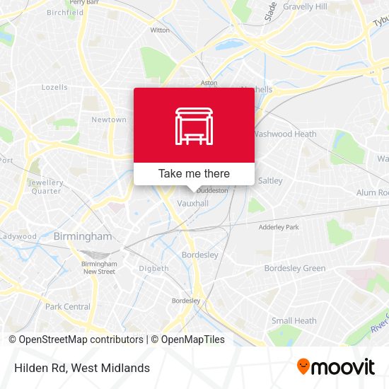 Hilden Rd map