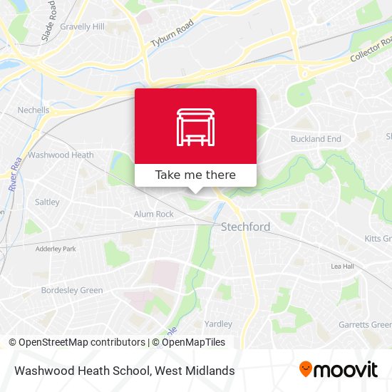 Washwood Heath School map
