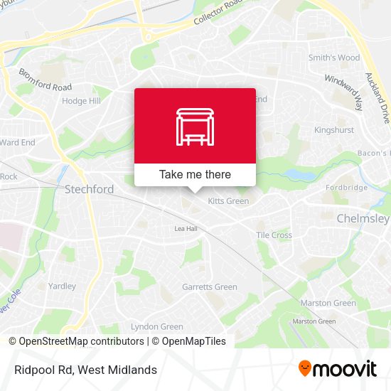 Ridpool Rd map