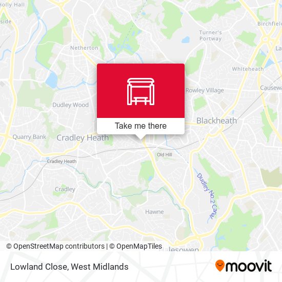 Lowland Close map