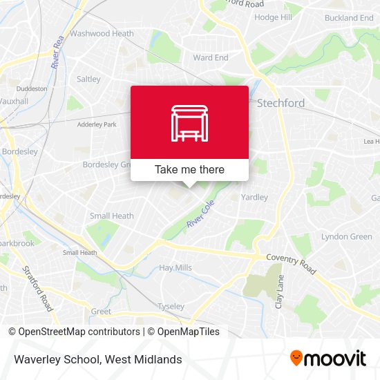 Waverley School map