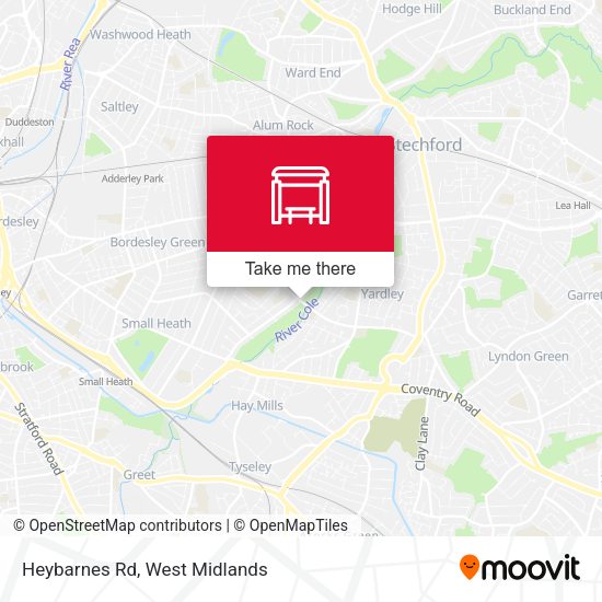 Heybarnes Rd map
