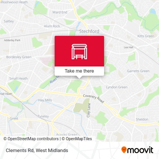 Clements Rd map